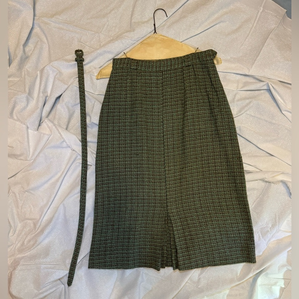 Vintage British Walker Summit of Boston Wool Skirt